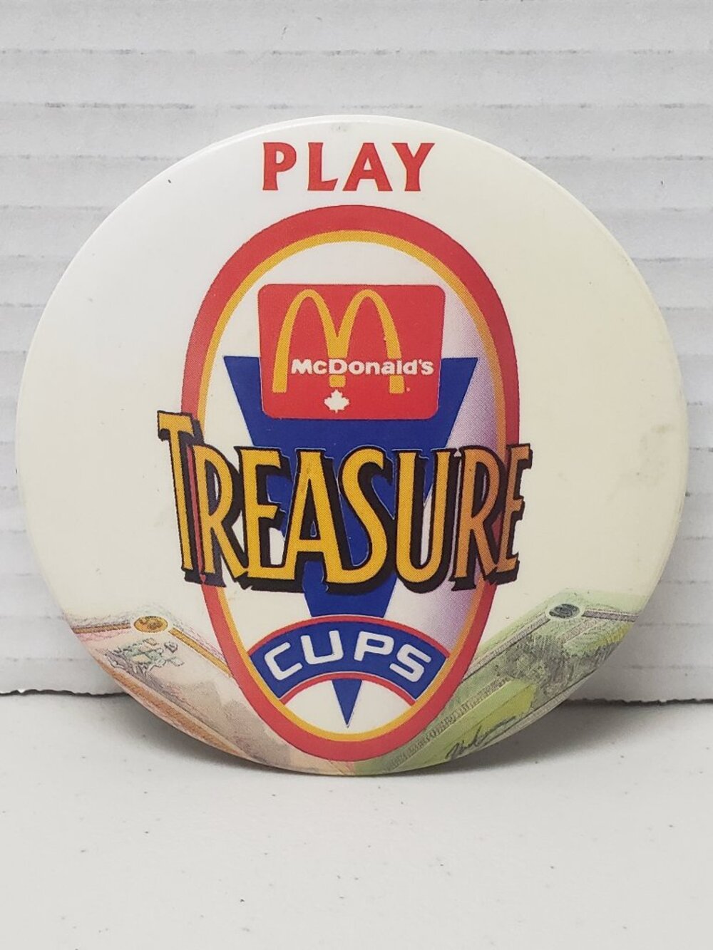 Vintage McDonald's Pin (Play Treasure Cups)